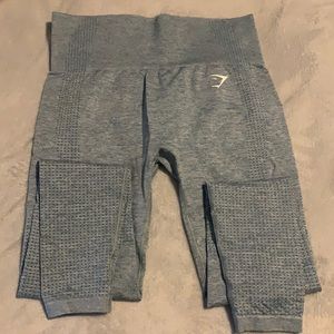 Blue Vital Seamless Gymshark Leggings